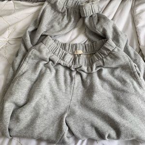 Brandy Melville gray Rosa sweatpants